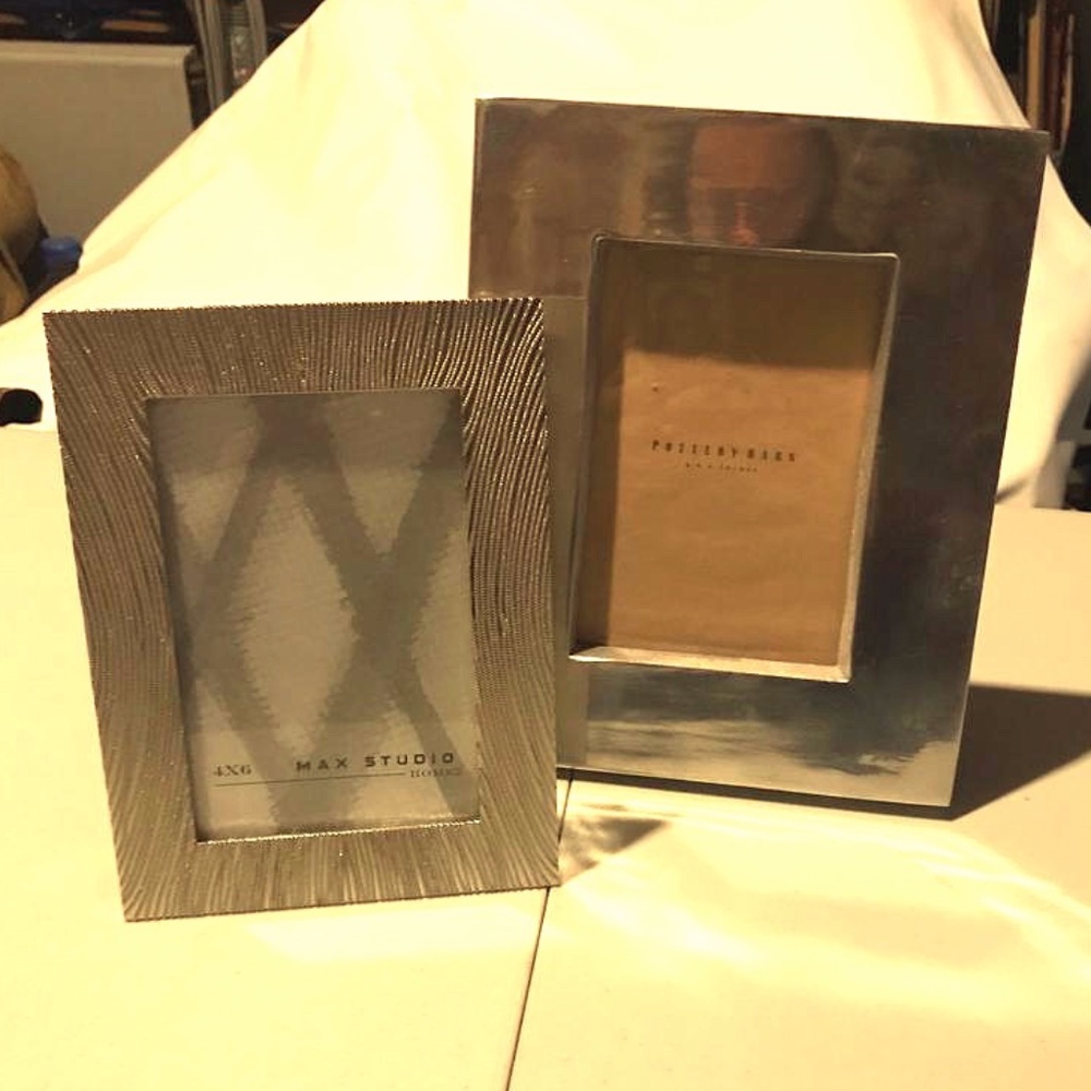 Pair of Silver Photo Frames